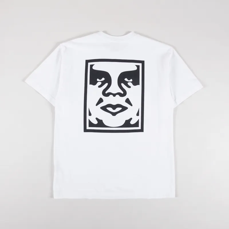 Obey Bold Icon Heavyweight T Shirt White