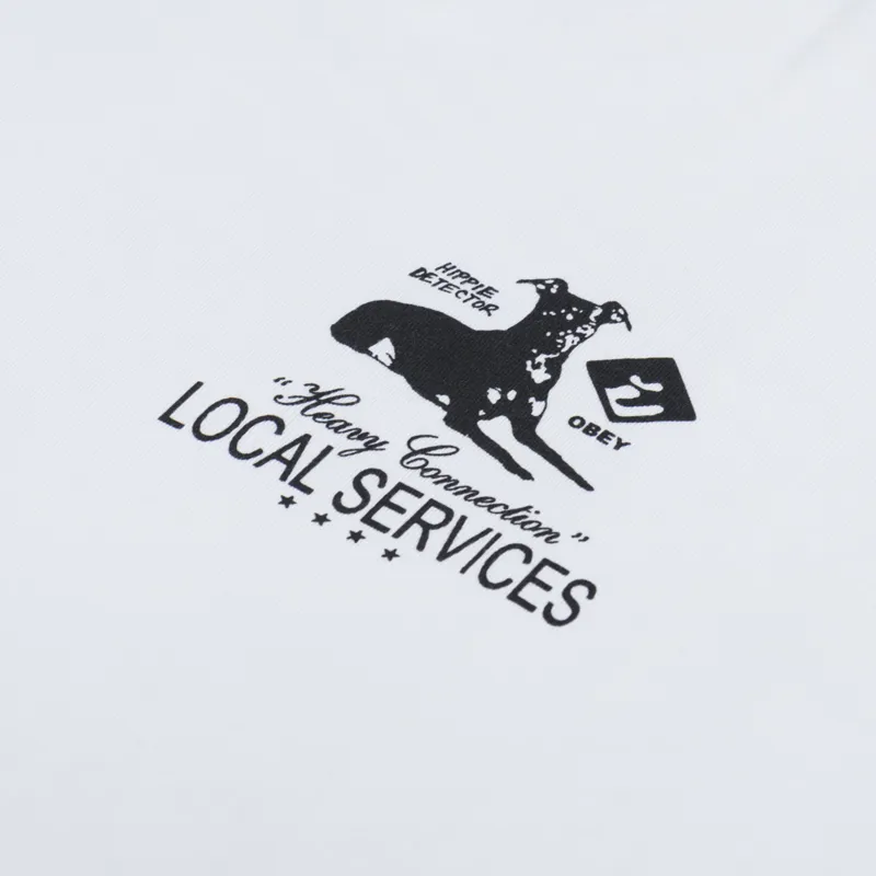 Obey Heavy Connection T Shirt White-5