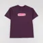 Obey Oval T Shirt Plum Perfect