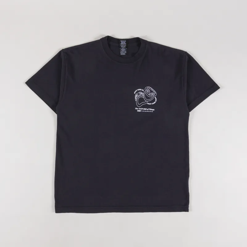 Obey The Nature Of Things T Shirt Vintage Black-1
