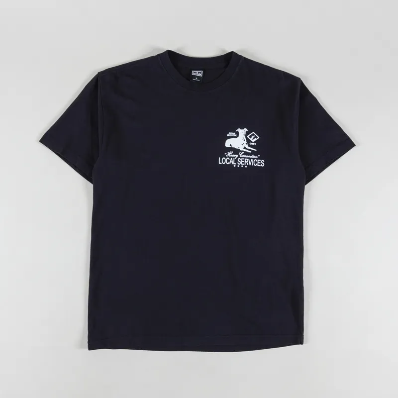 Obey Heavy Connection T Shirt Vintage Black-1