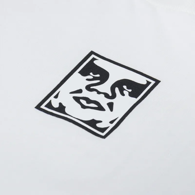 Obey Icon Face T Shirt Pigment Vintage White-2