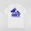 Obey Animals T Shirt Vintage White