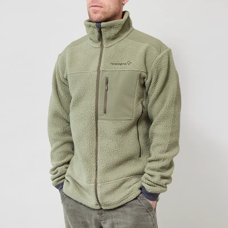 Norrona Trollveggen Warm3 Jacket Deep Lichen Green-1