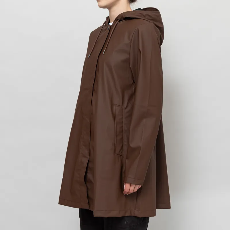 Rains Womens A-line Jacket Frame-1