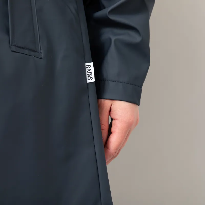 Rains Womens A-line Jacket Navy-8