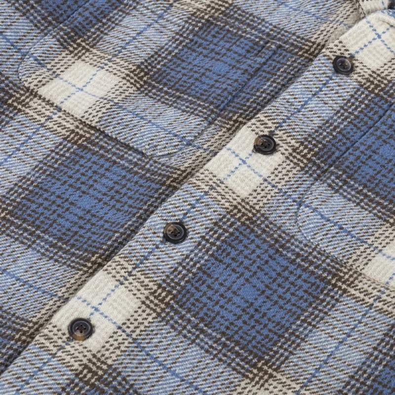 Obey Laurel Shirt Coronet Blue Multi-6