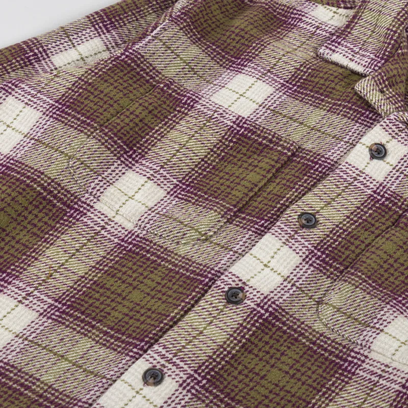 Obey Laurel Shirt Moss Green Multi-6