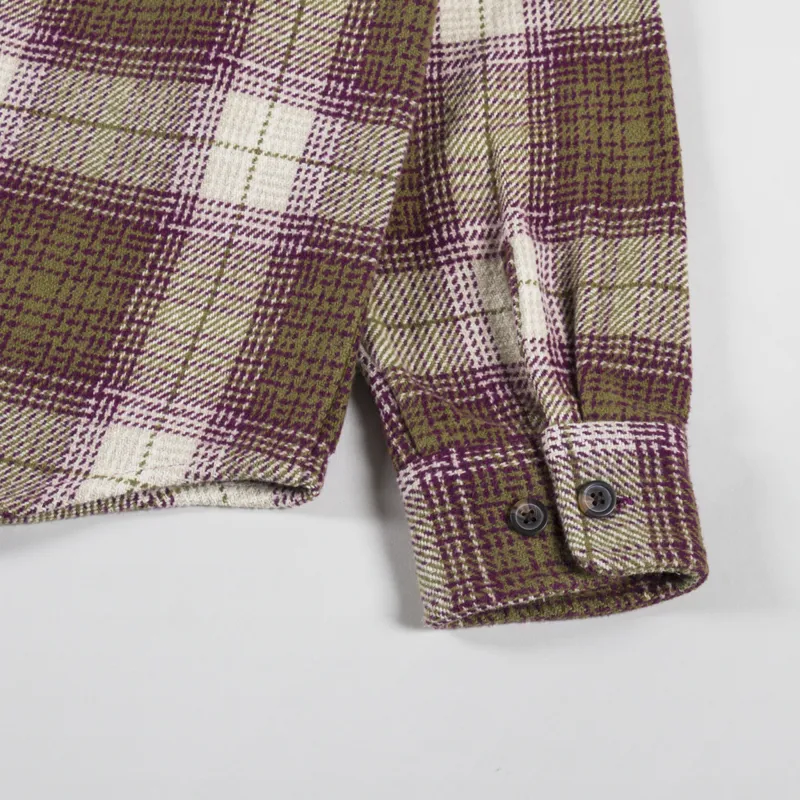 Obey Laurel Shirt Moss Green Multi-8