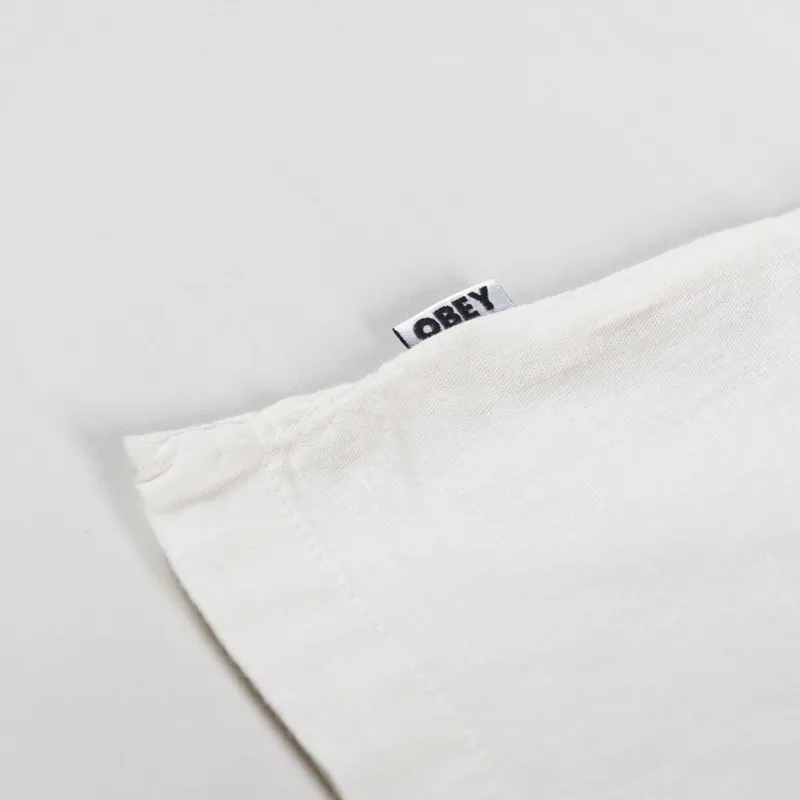 Obey Frances Woven Shirt Unbleached Multi-5