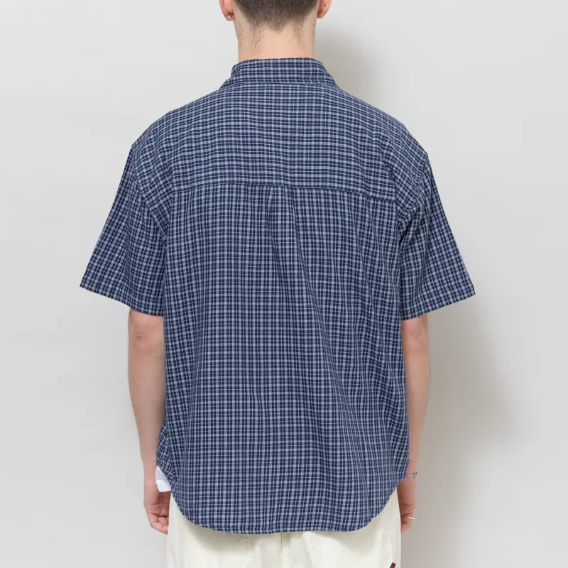 Obey Bigwig Ian Woven Shirt Academy Navy Multi-2