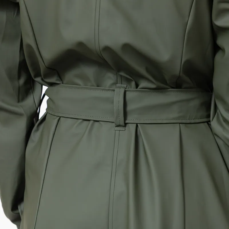 Rains Womens Curve Jacket Green-8