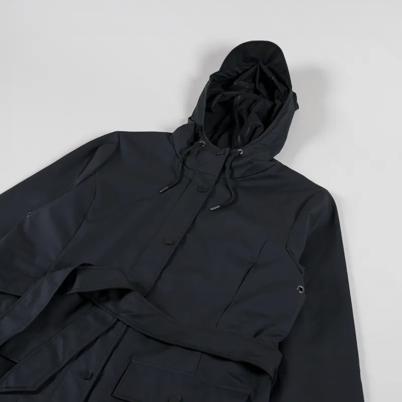 Rains Womens Curve Jacket Black-3