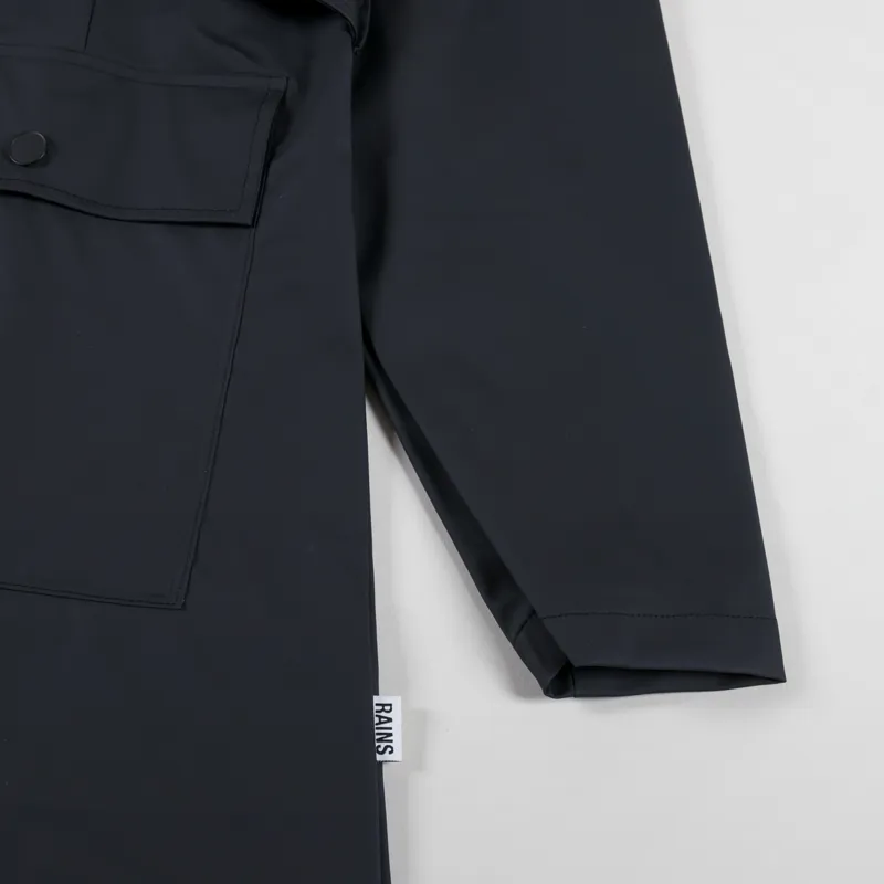 Rains Womens Curve Jacket Black-7