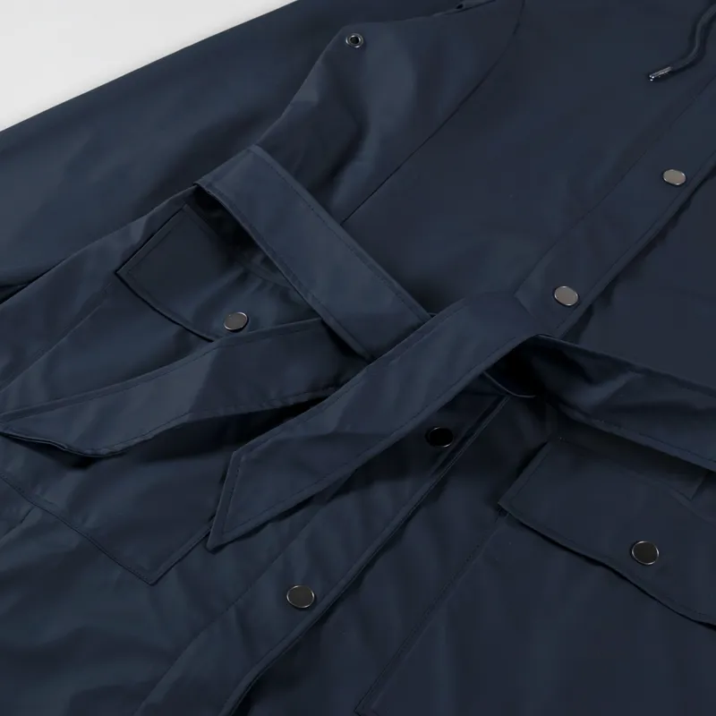 Rains Womens Curve Jacket Navy-7