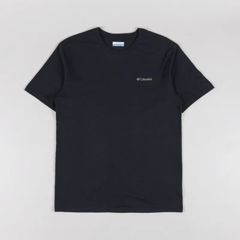 Columbia North Cascades T Shirt Black Framed Treebark-1