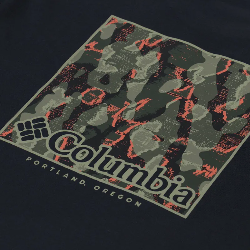 Columbia North Cascades T Shirt Black Framed Treebark-4