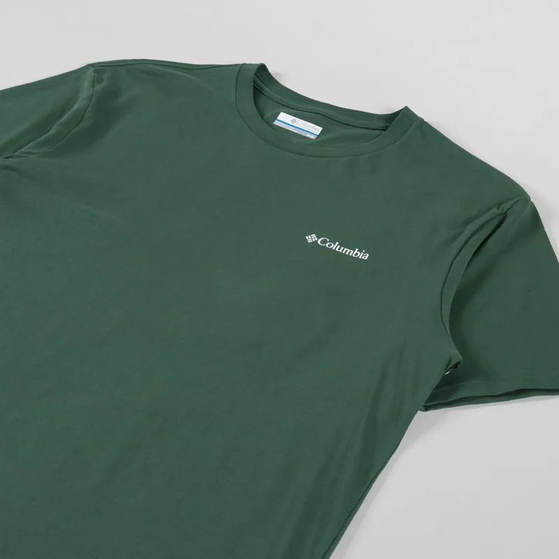 Columbia North Cascades T Shirt Rain Forest Framed Treebark-3