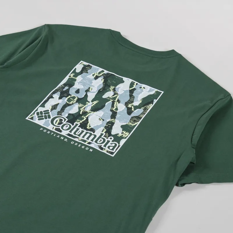 Columbia North Cascades T Shirt Rain Forest Framed Treebark-2