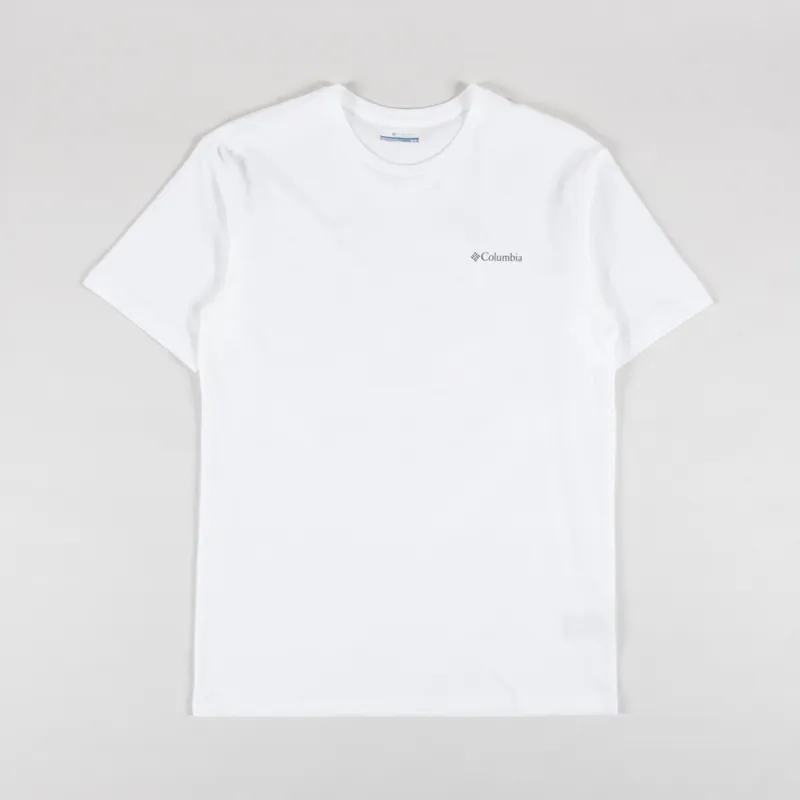 Columbia North Cascades T Shirt White Pasteled Framed-1