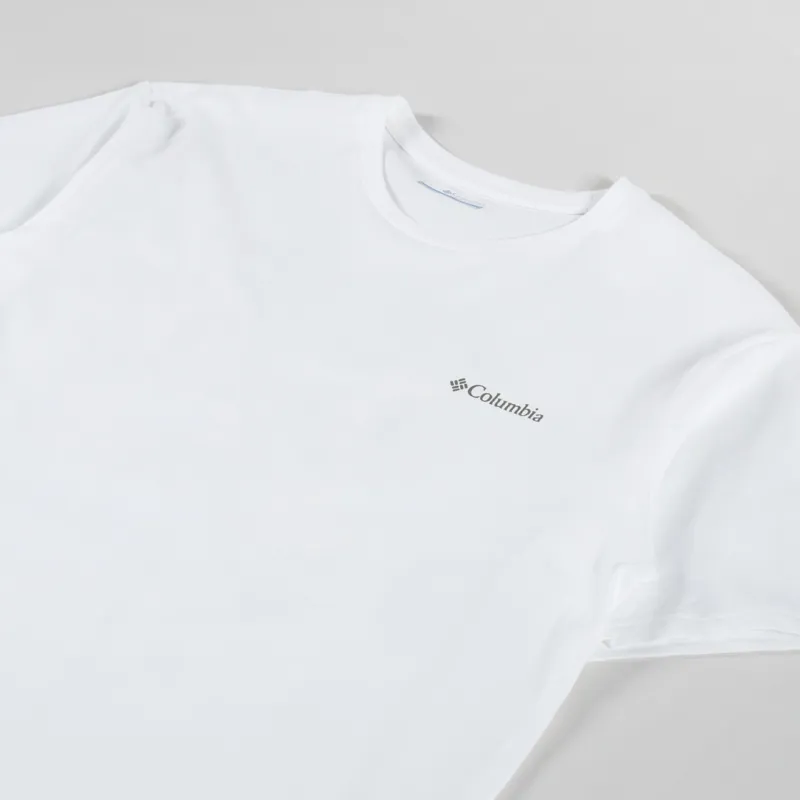 Columbia North Cascades T Shirt White Pasteled Framed-3