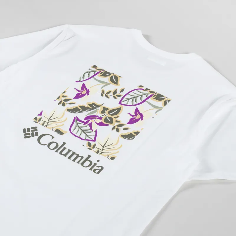 Columbia North Cascades T Shirt White Pasteled Framed-2