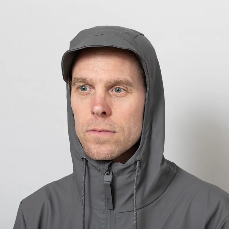 Rains Storm Breaker Waterproof Jacket Grey-7