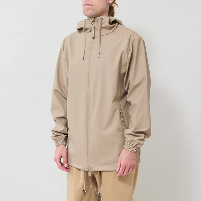 Rains Storm Breaker Waterproof Jacket Beige-1