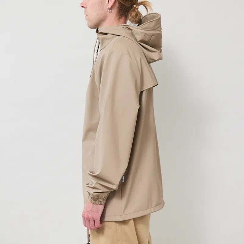 Rains Storm Breaker Waterproof Jacket Beige-2