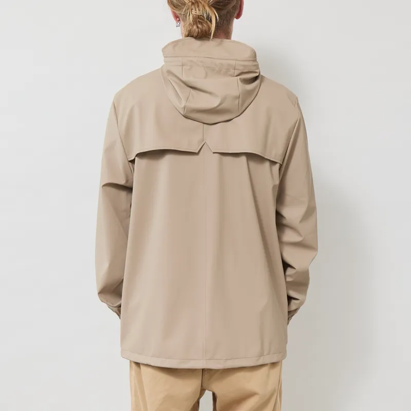 Rains Storm Breaker Waterproof Jacket Beige-3