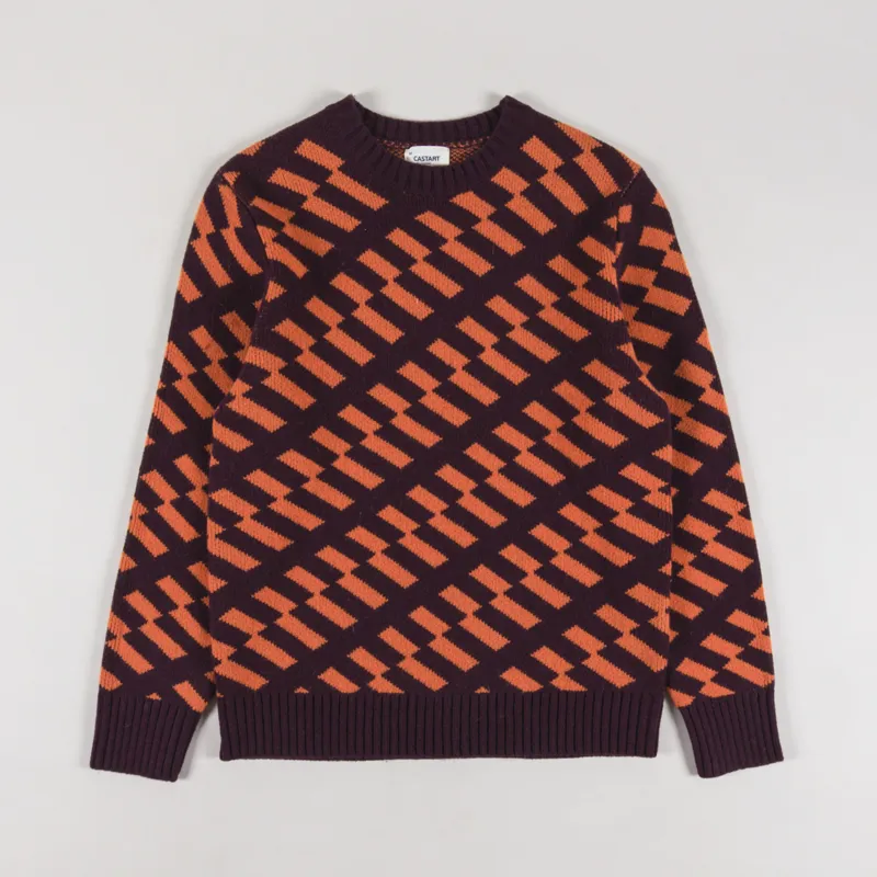 Castart Ski Roundtop Sweater Burgundy