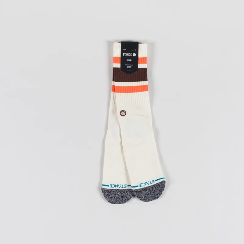 Stance Boyd St Crew Sock Off White