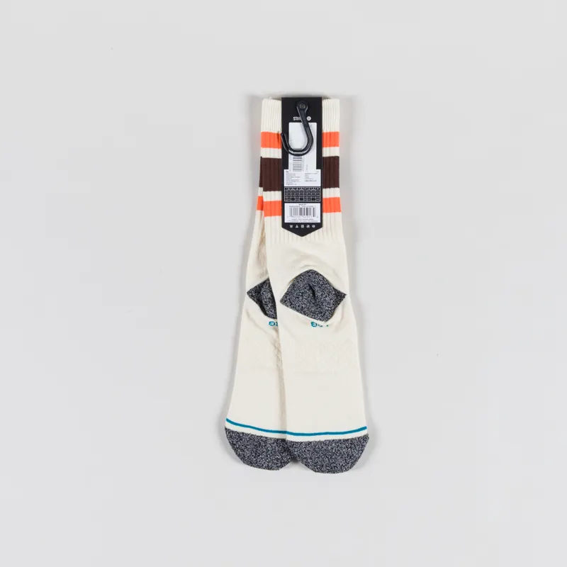 Stance Boyd St Crew Sock Off White-1