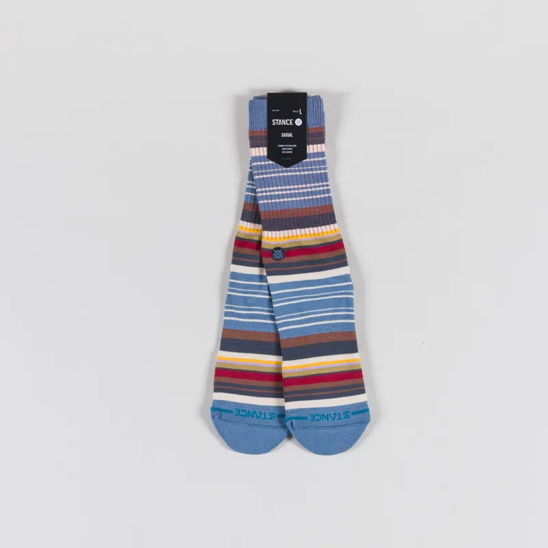 Stance Jorongo Pop Crew Socks Windward Blue