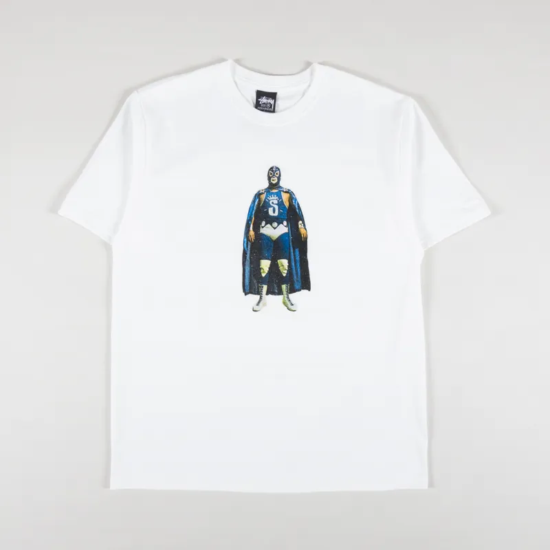 Stussy Lucha T Shirt White