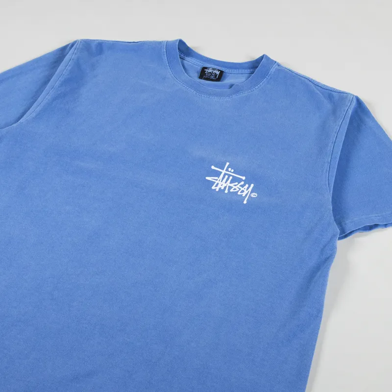 Stussy Ist Venus Pigment Dyed T Shirt Blue-2