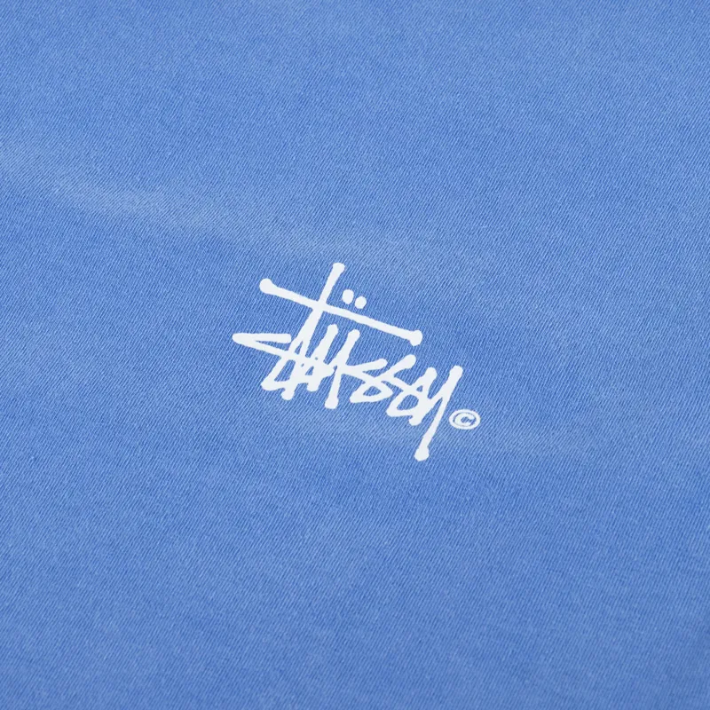 Stussy Ist Venus Pigment Dyed T Shirt Blue-4