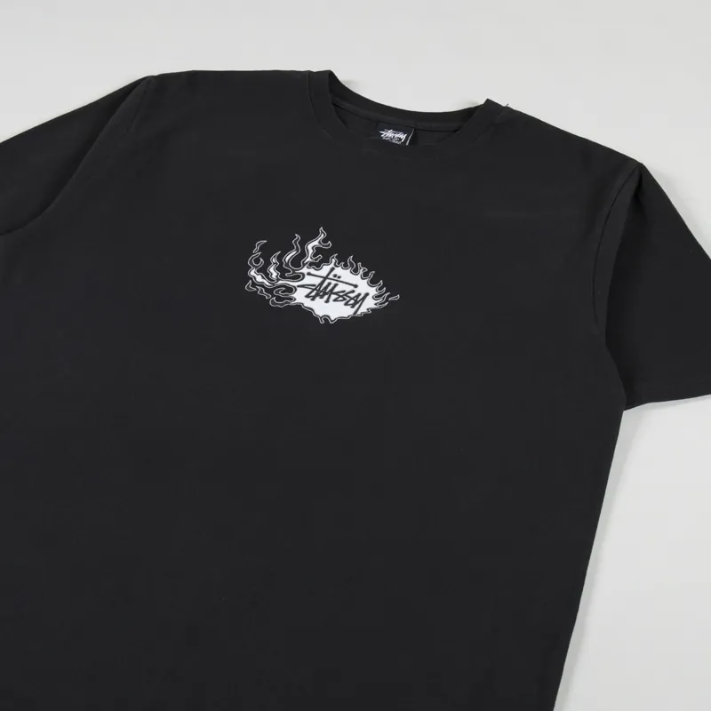 ENFOLD DECORATIVE WAVE T－SHIRT BLACK ENFOLD DECORATIVE WAVE T－SHIRT BLACK