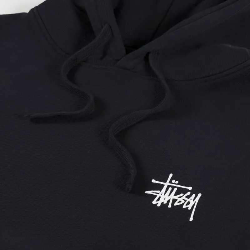 Stussy Built Tough Pigment Dyed Hoodie Black-6