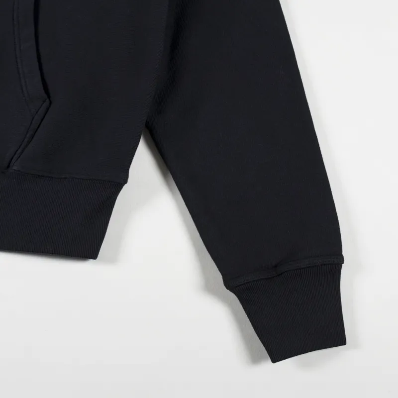 Stussy Built Tough Pigment Dyed Hoodie Black-4