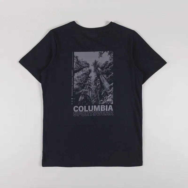 Columbia Rapid Ridge Back Graphic T Shirt II Black Amazing Heights