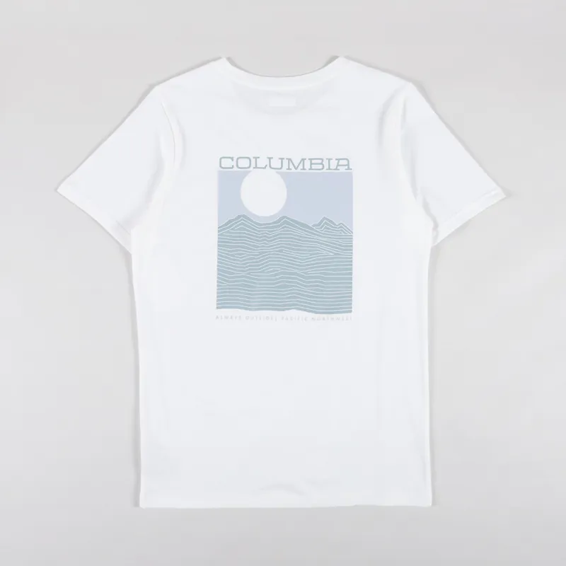 Columbia Rapid Ridge Back Graphic T Shirt II White Framed Landscape
