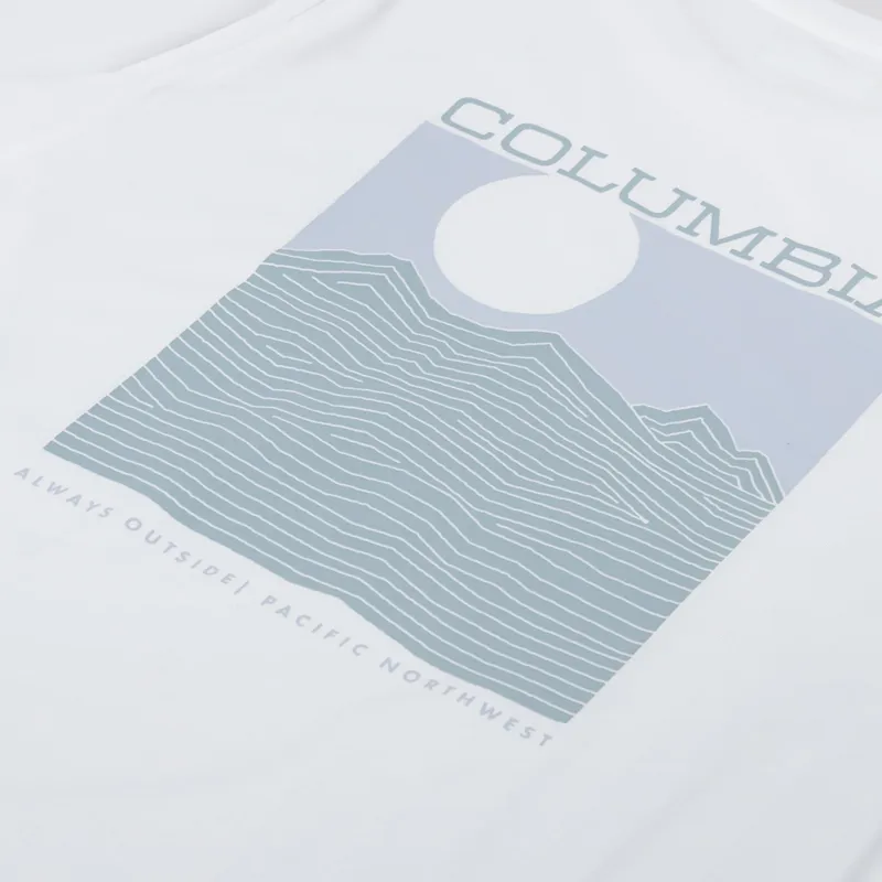 Columbia Rapid Ridge Back Graphic T Shirt II White Framed Landscape-4