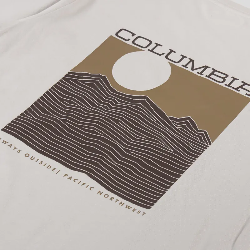 Columbia Rapid Ridge Back Graphic T Shirt II Dark Stone Framed Landscape-4