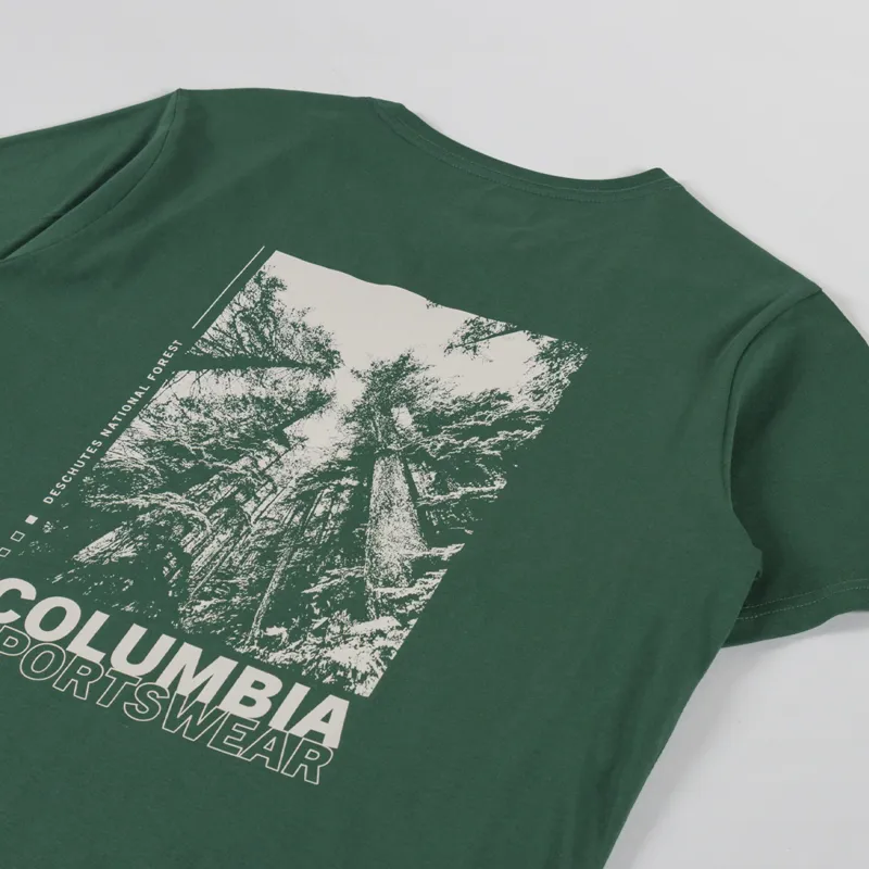 Columbia Rapid Ridge Back Graphic T Shirt II Rain Forest Amazing Heights-2