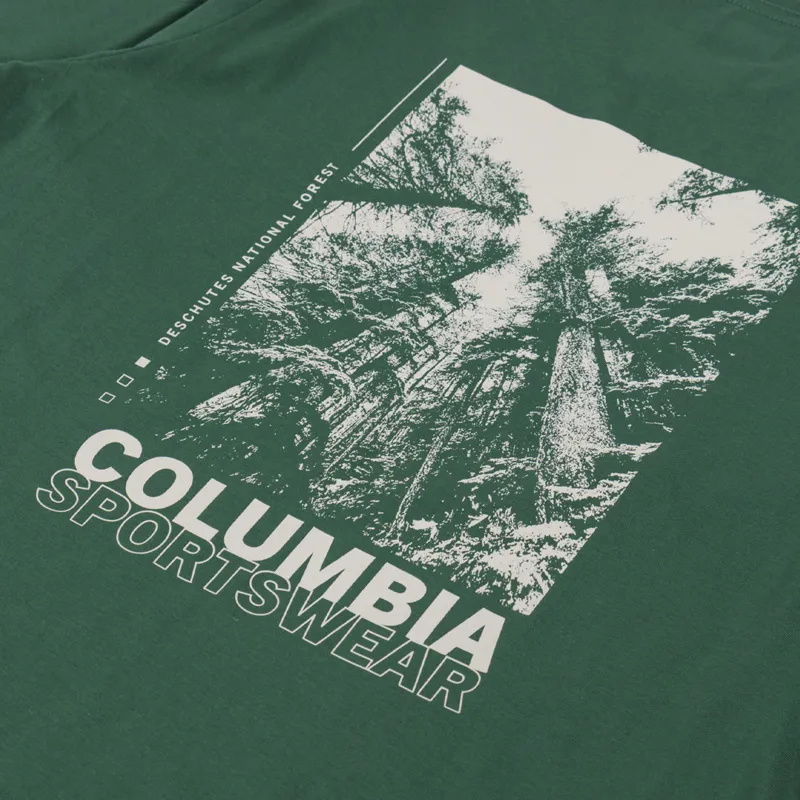 Columbia Rapid Ridge Back Graphic T Shirt II Rain Forest Amazing Heights-4