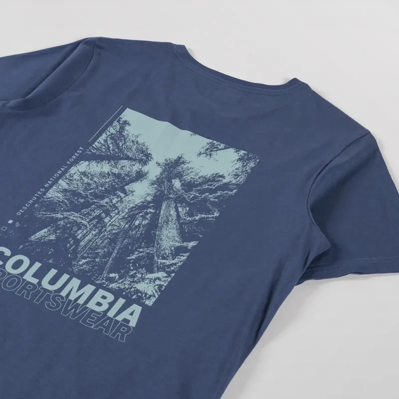 Columbia Rapid Ridge Back Graphic T Shirt II Dark Mountain Amazing Heights-2