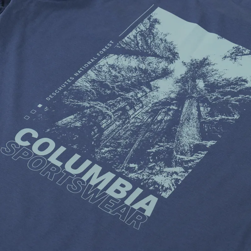 Columbia Rapid Ridge Back Graphic T Shirt II Dark Mountain Amazing Heights-4