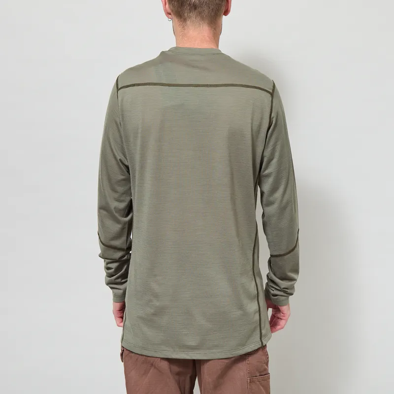Norrona Falketind EqualiserULL Long Sleeve Deep Lichen Green-3