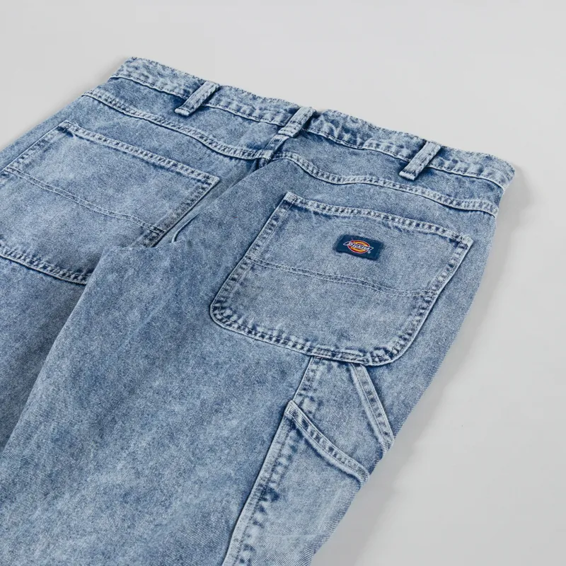 Dickies Garyville Denim Trousers Blue Marble Wash-3